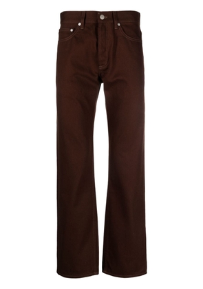 SANDRO straight-leg cotton jeans - Brown