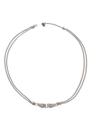 Zadig&Voltaire Rock wings-motif choker necklace - Silver