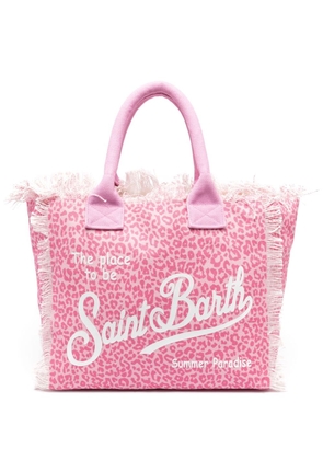 MC2 Saint Barth Vanity canvas beach bag - Pink