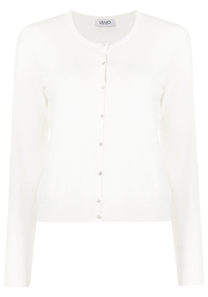 LIU JO button-up knit cardigan - White