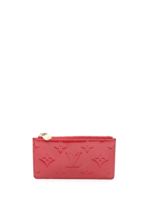 Louis Vuitton Pre-Owned 2007 Monogram Vernis coin case - Red