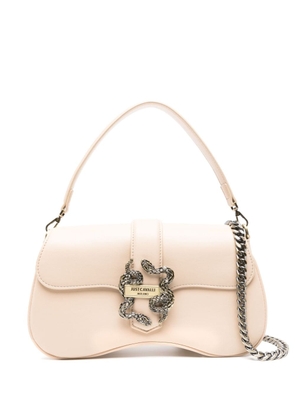 Just Cavalli snake-detail faux-leather bag - Neutrals