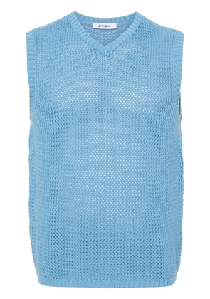 Gimaguas Bridget open-knit tank top - Blue