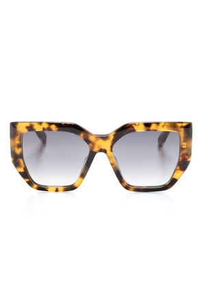 Stella McCartney Eyewear oversize-frame sunglasses - Brown