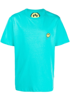 BARROW logo-print cotton T-shirt - Blue