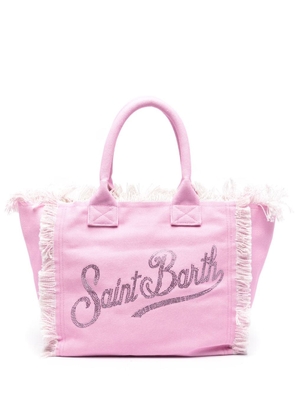 MC2 Saint Barth Vanity canvas beach bag - Pink