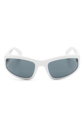Moschino Eyewear biker-style frame sunglasses - White