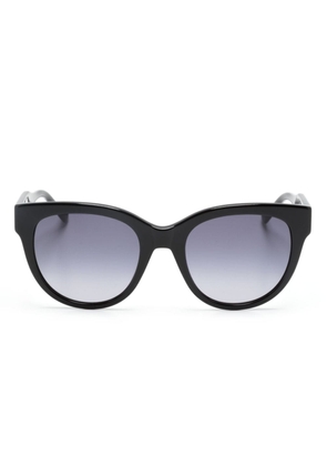 LIU JO logo-lettering square-frame sunglasses - Black
