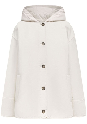 12 STOREEZ padded detachable-hood jacket - White