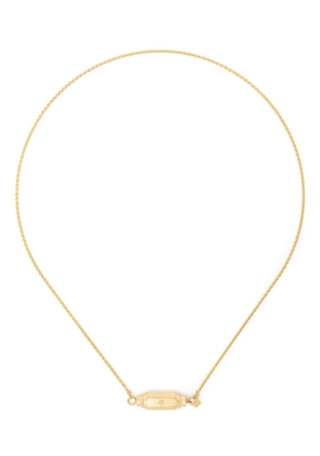 Marie Lichtenberg 18kt yellow gold Micro Locket diamond necklace