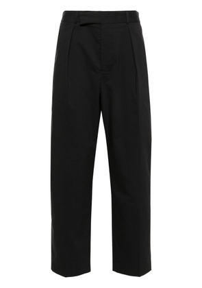 SANDRO mid-rise straight-leg trousers - Black