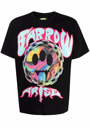 BARROW logo-print cotton T-shirt - Black