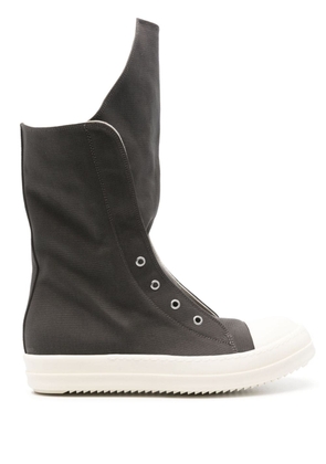 Rick Owens DRKSHDW oversize-tongue sneaker boots - Grey