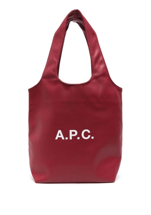 A.P.C. small Ninon tote bag - Red