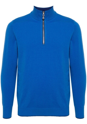 N.Peal Carnaby organic cashmere sweatshirt - Blue