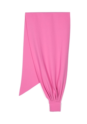 CHIARA BONI La Petite Robe sliding-knot cady scarf - Pink