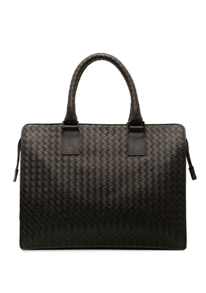 Bottega Veneta Pre-Owned 2008 Intrecciato leather briefcase - Brown