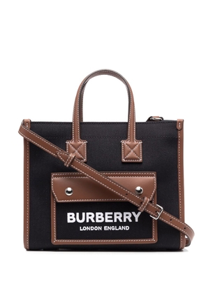 Burberry Freya logo tote bag - Black