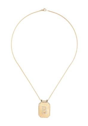 Marie Lichtenberg 18kt white gold small scapular necklace