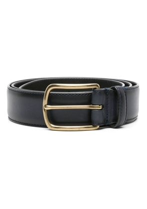 Officine Creative buckled leather belt - Blue