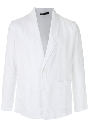 Handred front button-fastening lightweight blazer - White