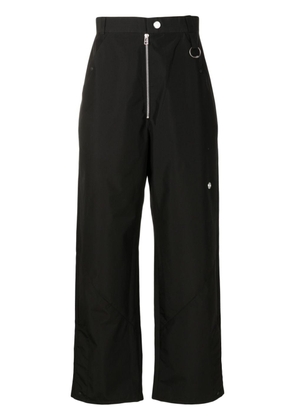 PACE half-zip straight-leg trousers - Black