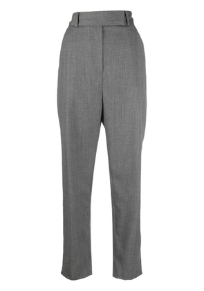 TOTEME pleated high-waist trousers - Grey