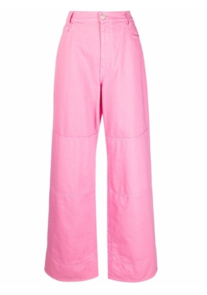Raf Simons wide-leg jeans - Pink