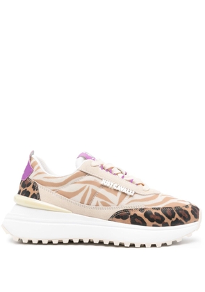 Just Cavalli logo-patch low-top sneakers - Neutrals