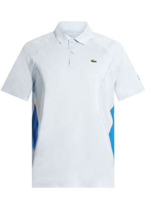Lacoste x Novak Djokovic logo-embroidered polo shirt - Blue