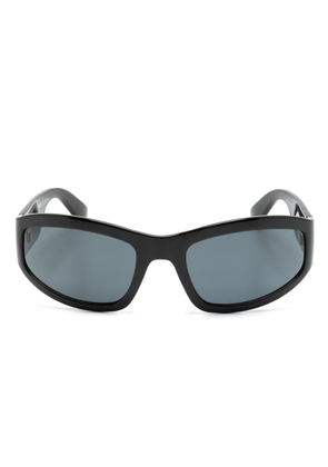 Moschino Eyewear biker-style frame sunglasses - Black