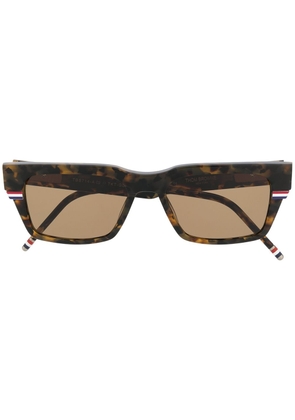Thom Browne Eyewear wrap-around rectangle sunglasses