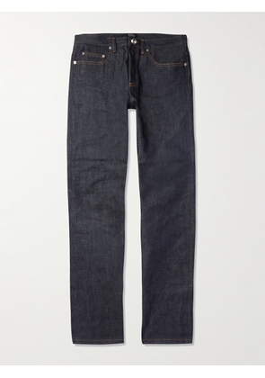 A.P.C. - New Standard Dry Selvedge Denim Jeans - Men - Blue - UK/US 26