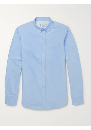 Officine Générale - Slim-Fit Cotton Oxford Shirt - Men - Blue - XS