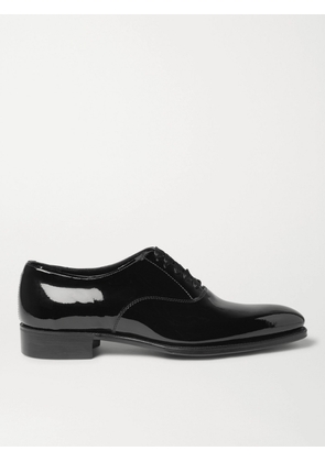 Kingsman - George Cleverley Patent-Leather Oxford Shoes - Men - Black - UK 6