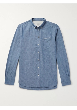 Officine Générale - Cotton-Chambray Shirt - Men - Blue - XS