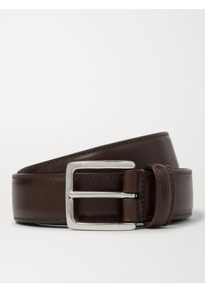 Anderson's - 3cm Dark-Brown Leather Belt - Men - Brown - EU 75