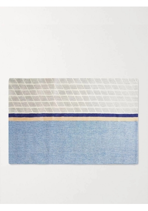 Pieces - Net Patterned Rug, 6' x 9' - Men - Blue