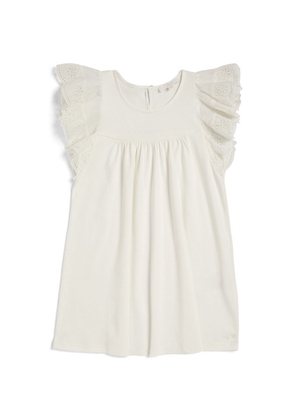 Chloé Kids Organic Cotton Ruffled Dress (2-14 Years)