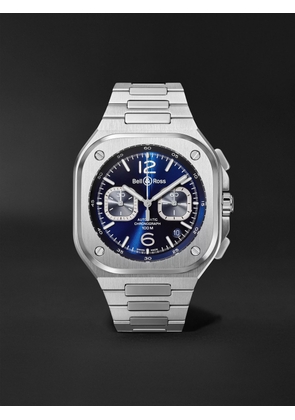 Bell & Ross - BR 05 Automatic Chronograph 42mm Stainless Steel Watch, Ref. No. BR05C-BU-ST/SST - Men - Blue