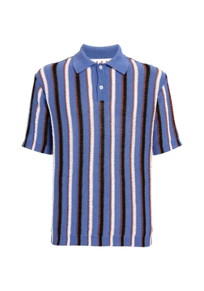 Marni Cotton Striped Polo Shirt