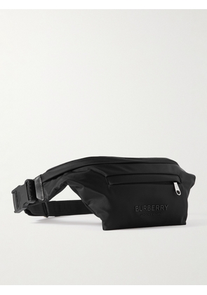 Burberry - Logo-Appliquéd Nylon Belt Bag - Men - Black