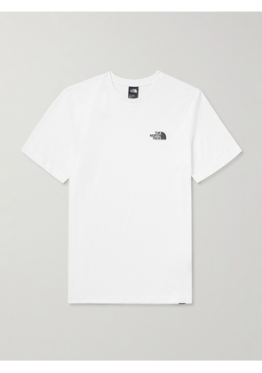 The North Face - Simple Dome Logo-Print Cotton-Jersey T-Shirt - Men - White - XS