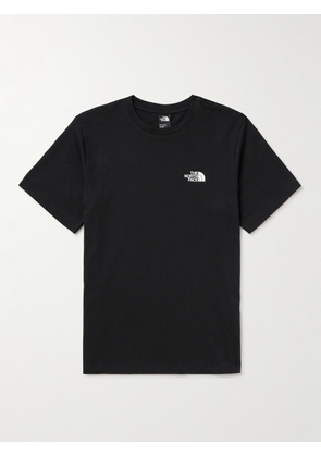 The North Face - Simple Dome Logo-Print Cotton-Jersey T-Shirt - Men - Black - XS