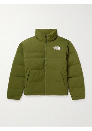 The North Face - 1992 Nuptse Logo-Embroidered Quilted Ripstop Recycled-Down Jacket - Men - Green - XS