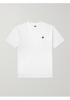 SKY HIGH FARM - Logo-Appliquéd Cotton-Jersey T-Shirt - Men - White - XS