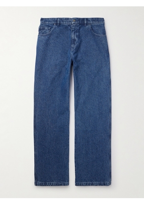 SKY HIGH FARM - Straight-Leg Logo-Embroidered Jeans - Men - Blue - S