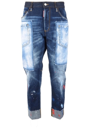 Men's Navy Blue Jeans