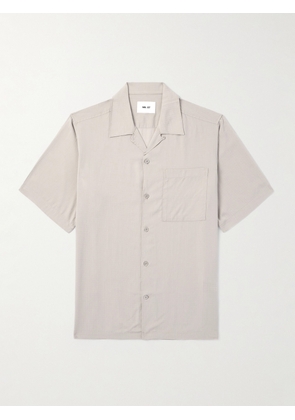 NN07 - Julio 5731 Convertible-Collar TENCEL™ Lyocell-Ripstop Shirt - Men - Neutrals - S