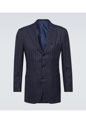 Kiton Cashmere, silk, and linen tuxedo jacket
